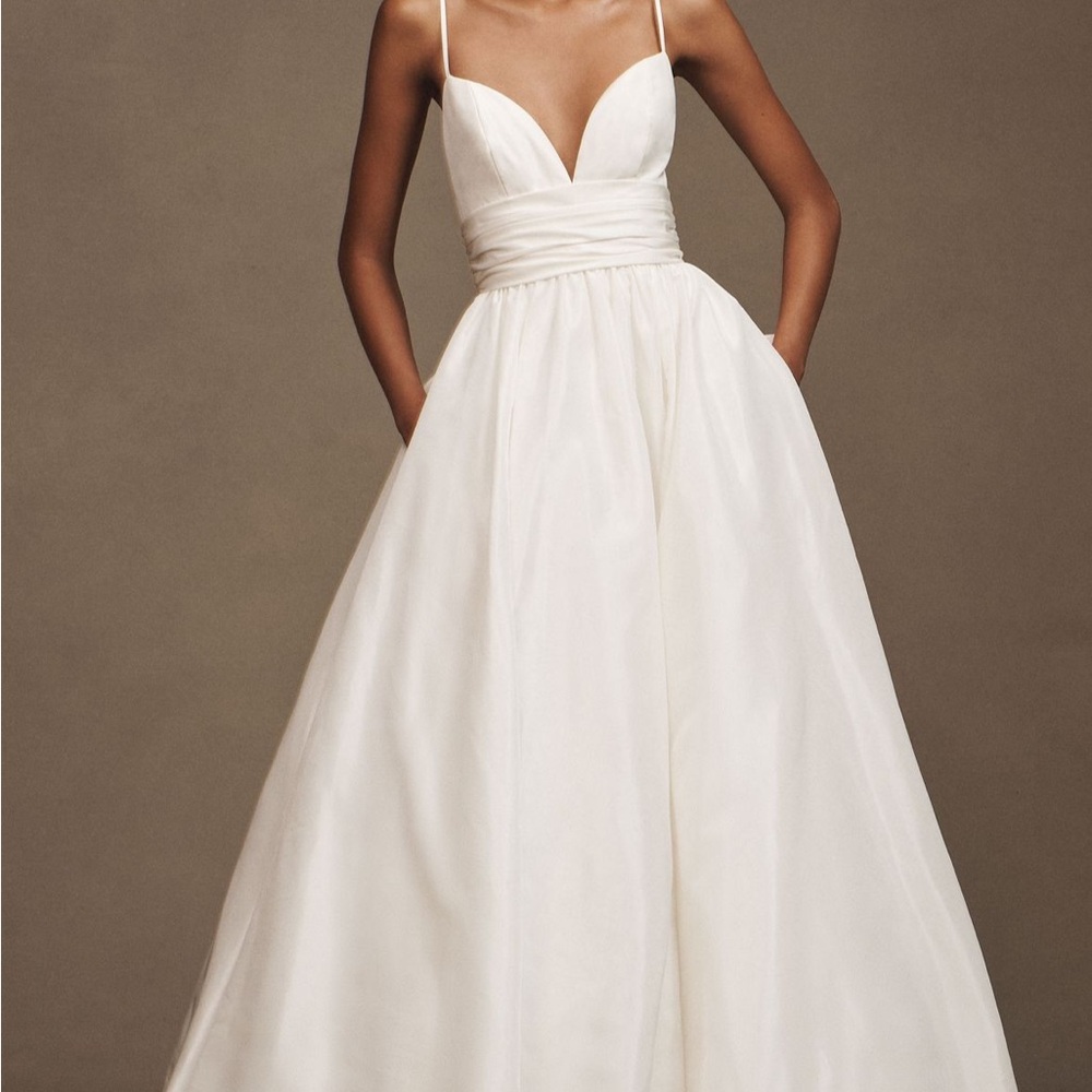 Anthropologie Watters Sapphie Sweetheart Taffeta Ballgown Wedding Gown
